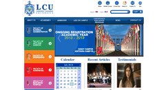 Desktop Screenshot of lcu.edu.lb