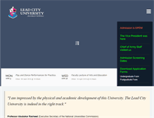 Tablet Screenshot of lcu.edu.ng